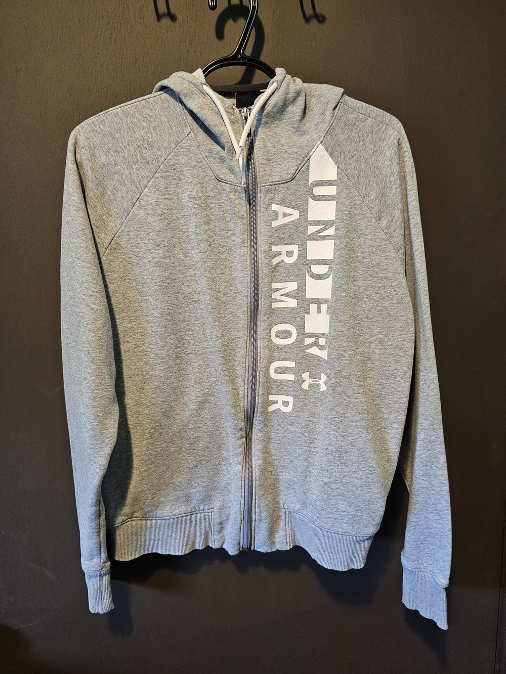 Under Armour Kid's Gray Full-Zip Hoodie